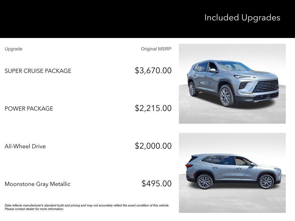 new 2026 Buick Enclave car, priced at $55,475