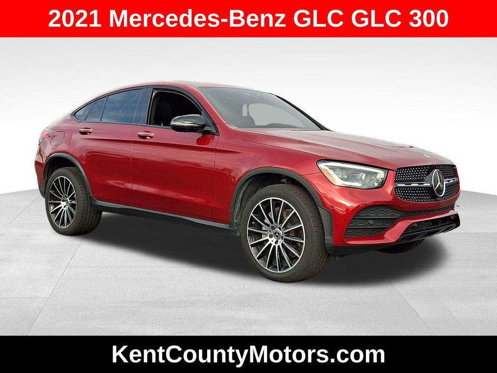 used 2021 Mercedes-Benz GLC 300 car, priced at $40,000