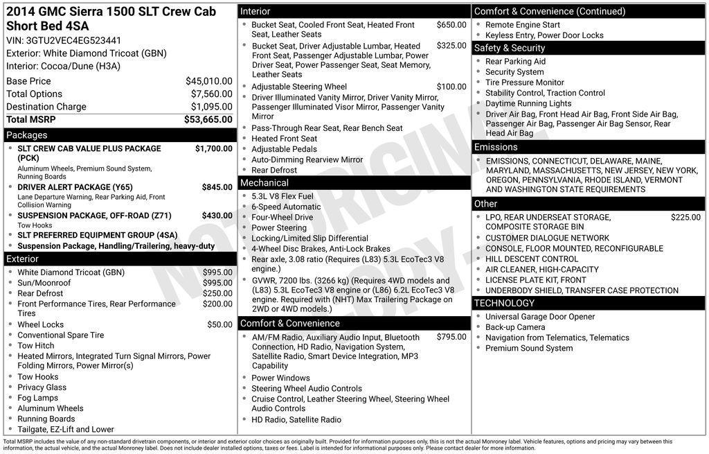 used 2014 GMC Sierra 1500 car, priced at $14,000