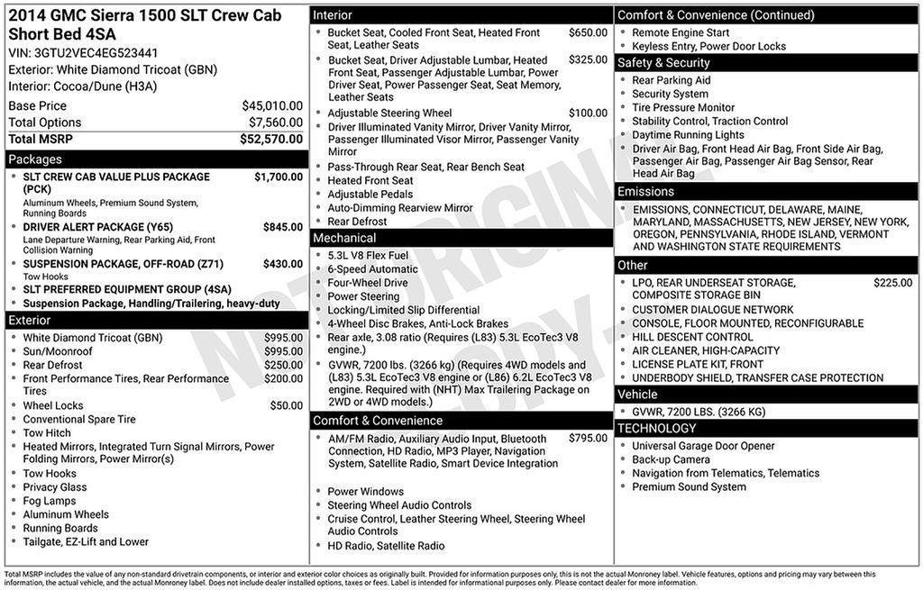 used 2014 GMC Sierra 1500 car, priced at $14,000