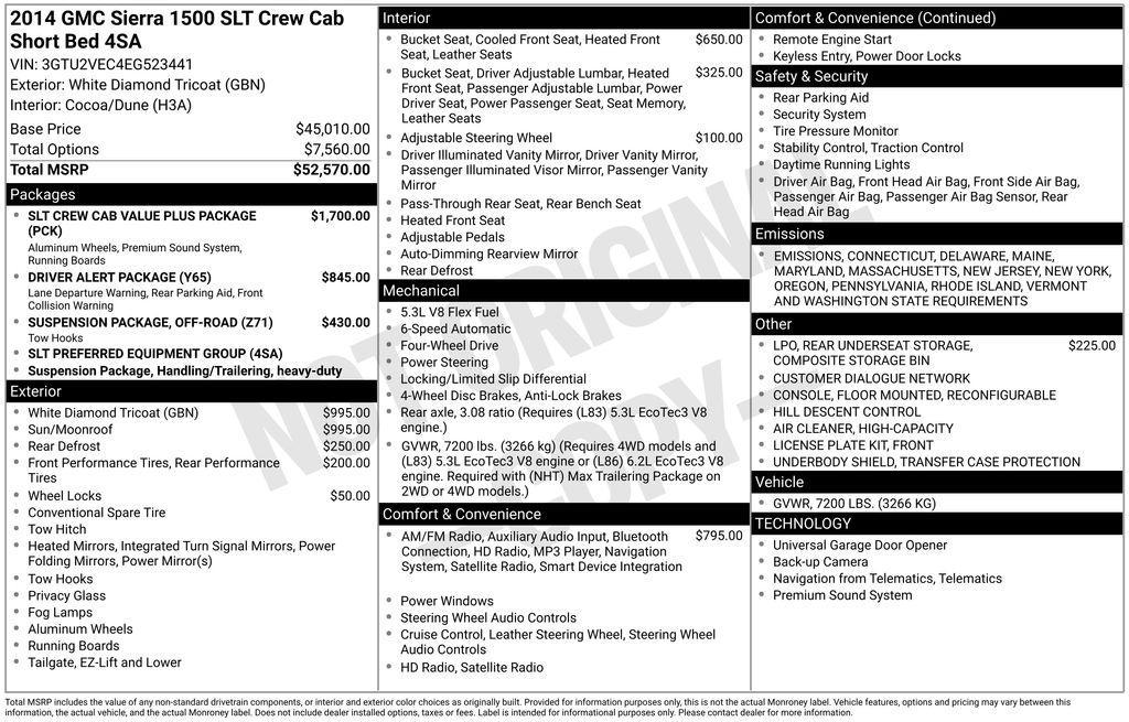 used 2014 GMC Sierra 1500 car, priced at $14,000