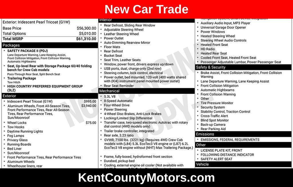 used 2019 Chevrolet Silverado 1500 car, priced at $34,000
