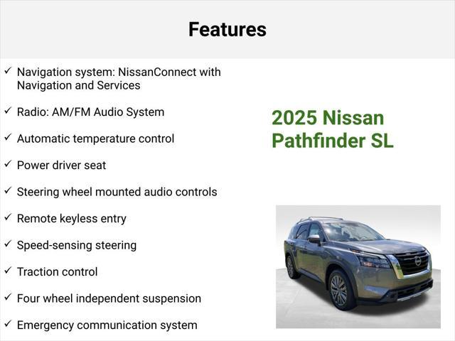 new 2025 Nissan Pathfinder car, priced at $44,277
