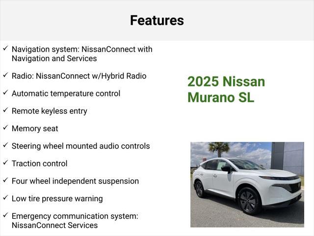 new 2025 Nissan Murano car, priced at $44,742