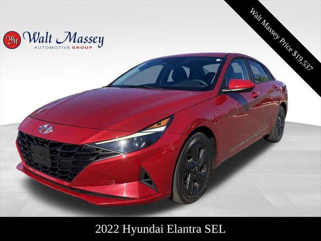 used 2022 Hyundai Elantra car, priced at $19,537