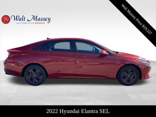 used 2022 Hyundai Elantra car, priced at $19,537