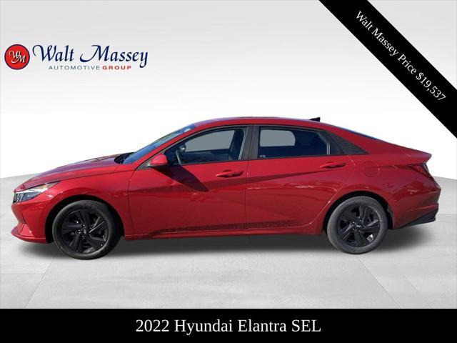 used 2022 Hyundai Elantra car, priced at $19,537