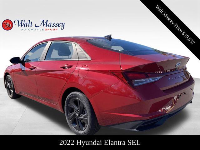 used 2022 Hyundai Elantra car, priced at $19,537