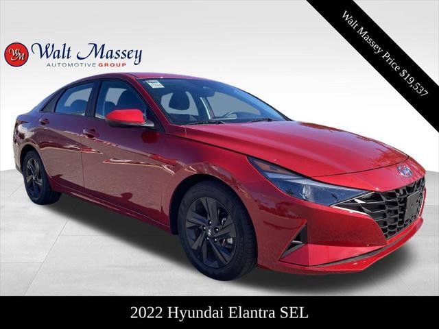 used 2022 Hyundai Elantra car, priced at $19,537