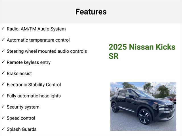 new 2025 Nissan Kicks car, priced at $28,699