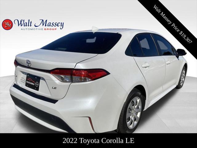 used 2022 Toyota Corolla car, priced at $19,307