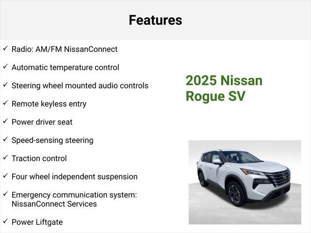 new 2025 Nissan Rogue car, priced at $30,027