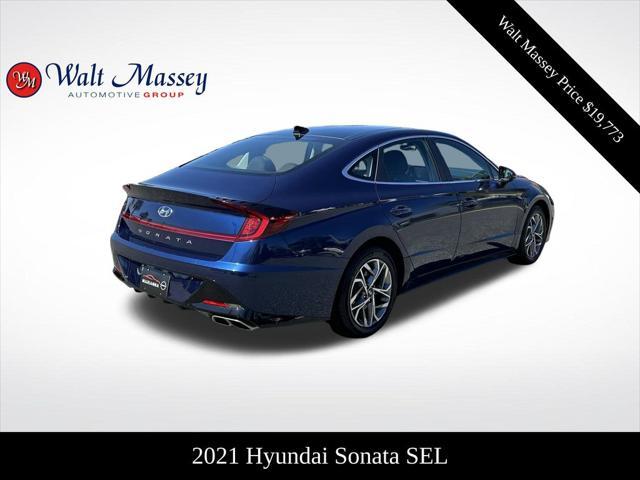 used 2021 Hyundai Sonata car, priced at $19,773