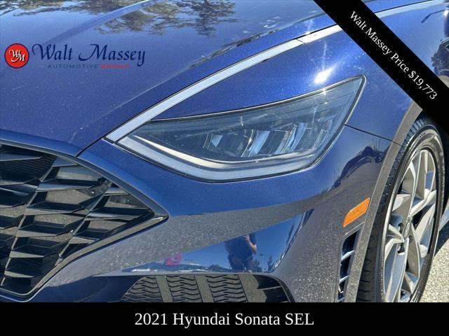 used 2021 Hyundai Sonata car, priced at $19,773