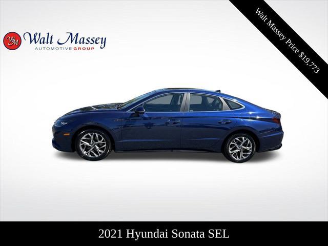 used 2021 Hyundai Sonata car, priced at $19,773