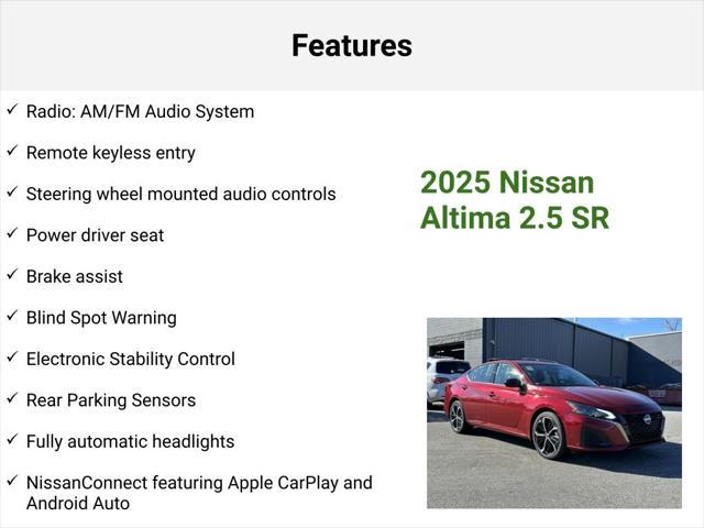 new 2025 Nissan Altima car, priced at $30,150