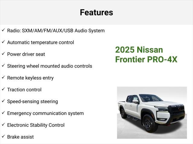 new 2025 Nissan Frontier car, priced at $43,927