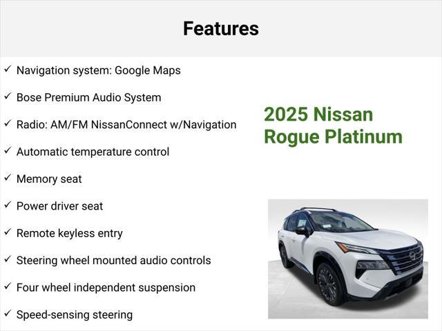 new 2025 Nissan Rogue car, priced at $39,771