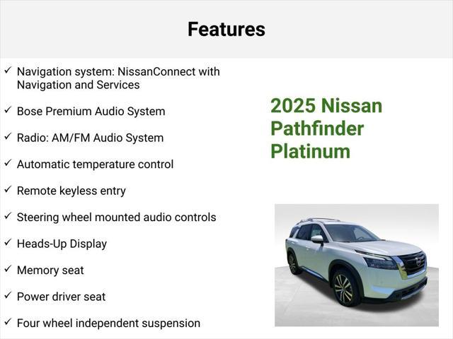new 2025 Nissan Pathfinder car, priced at $47,699