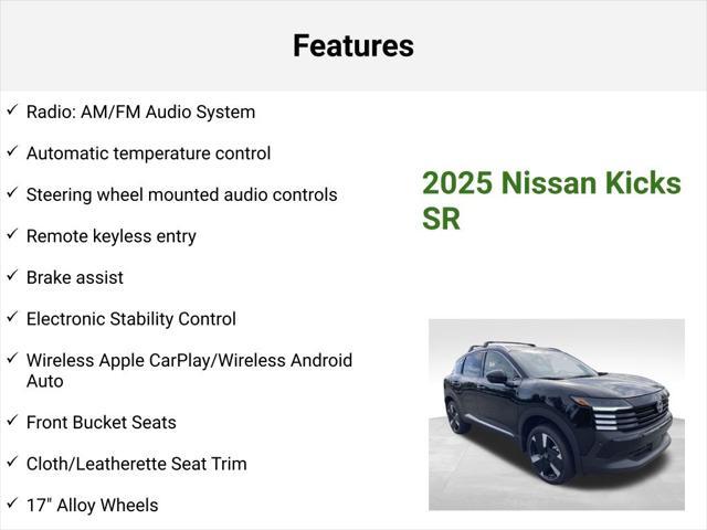 new 2025 Nissan Kicks car, priced at $26,878
