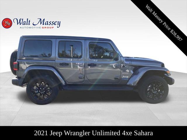 used 2021 Jeep Wrangler Unlimited car, priced at $28,997