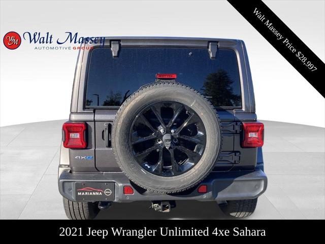 used 2021 Jeep Wrangler Unlimited car, priced at $28,997