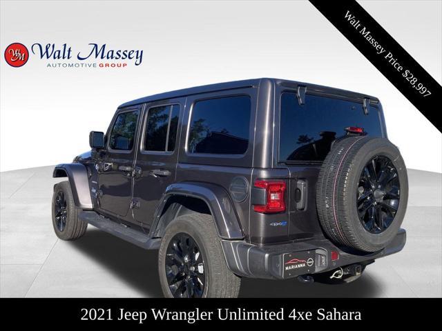 used 2021 Jeep Wrangler Unlimited car, priced at $28,997