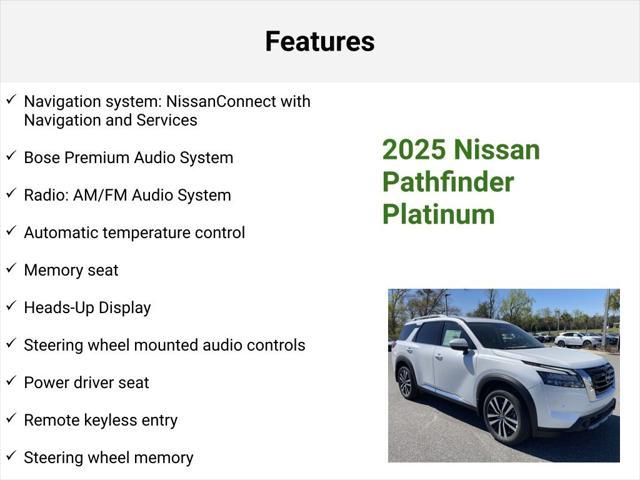 new 2025 Nissan Pathfinder car, priced at $46,961