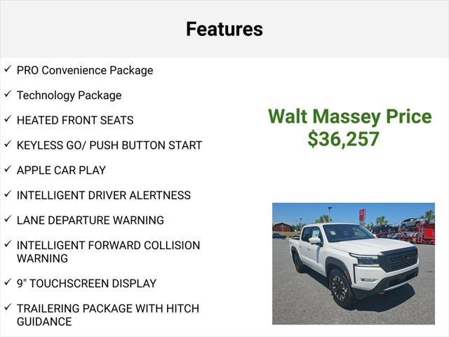 new 2024 Nissan Frontier car, priced at $36,257