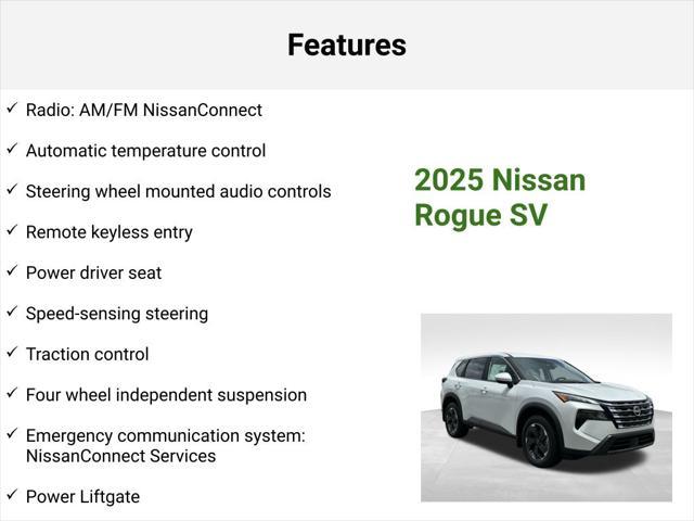 new 2025 Nissan Rogue car, priced at $30,106