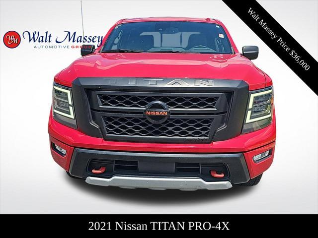 used 2021 Nissan Titan car, priced at $36,000