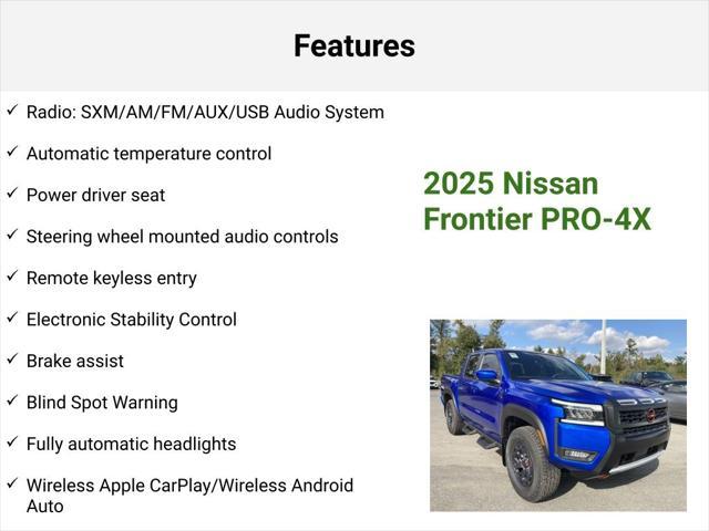 new 2025 Nissan Frontier car, priced at $41,803