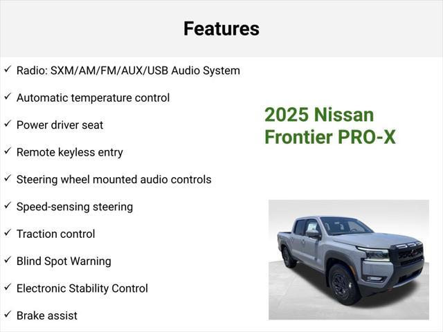 new 2025 Nissan Frontier car, priced at $37,769