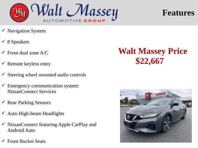 used 2021 Nissan Maxima car, priced at $22,667