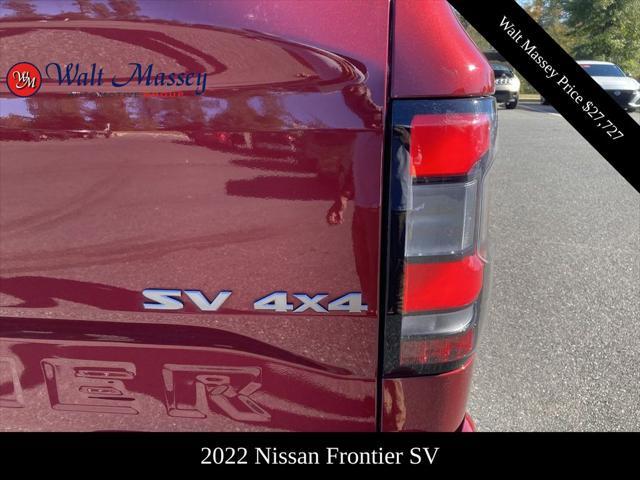 used 2022 Nissan Frontier car, priced at $27,727