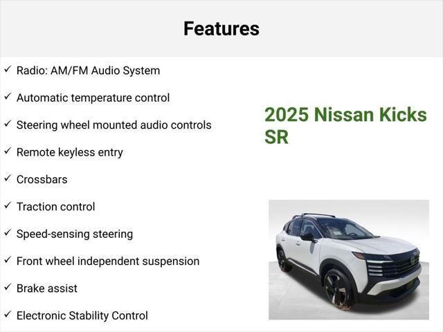 new 2025 Nissan Kicks car, priced at $28,337