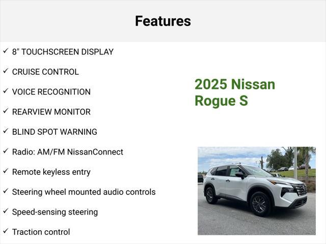 new 2025 Nissan Rogue car, priced at $32,010