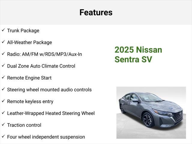 new 2025 Nissan Sentra car, priced at $23,729