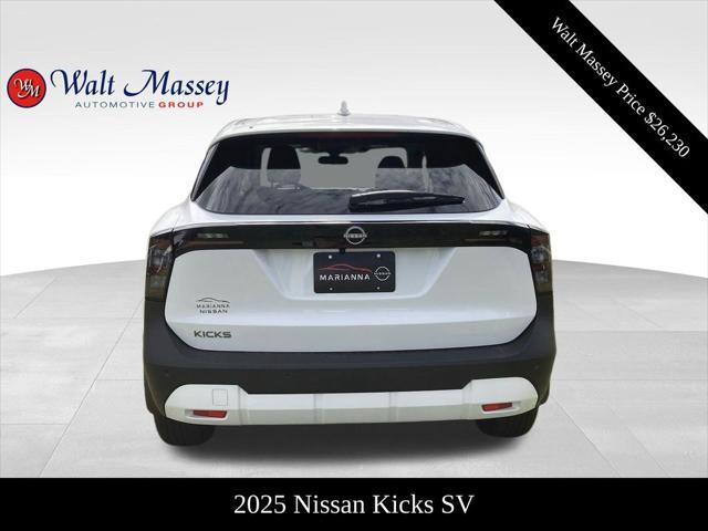 new 2025 Nissan Kicks car, priced at $26,230