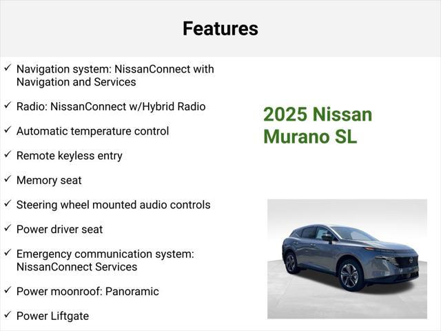 new 2025 Nissan Murano car, priced at $45,977