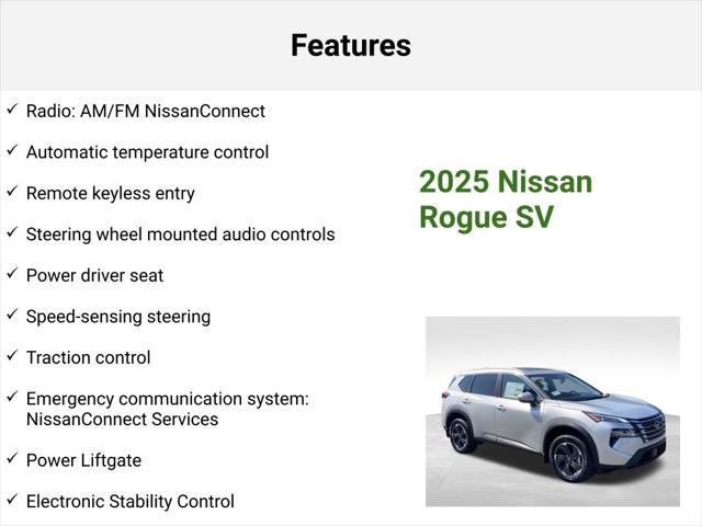 new 2025 Nissan Rogue car, priced at $32,880