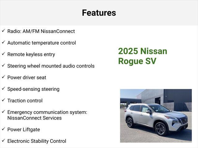 new 2025 Nissan Rogue car, priced at $34,874