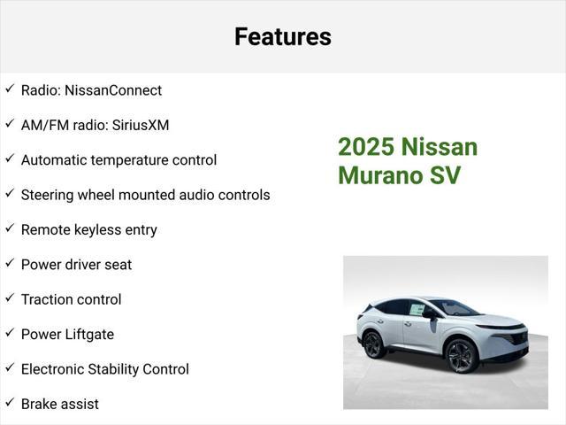 new 2025 Nissan Murano car, priced at $40,467