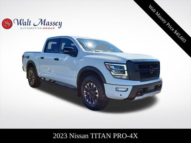 used 2023 Nissan Titan car, priced at $45,603