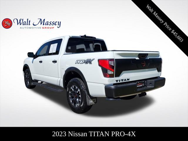 used 2023 Nissan Titan car, priced at $45,603