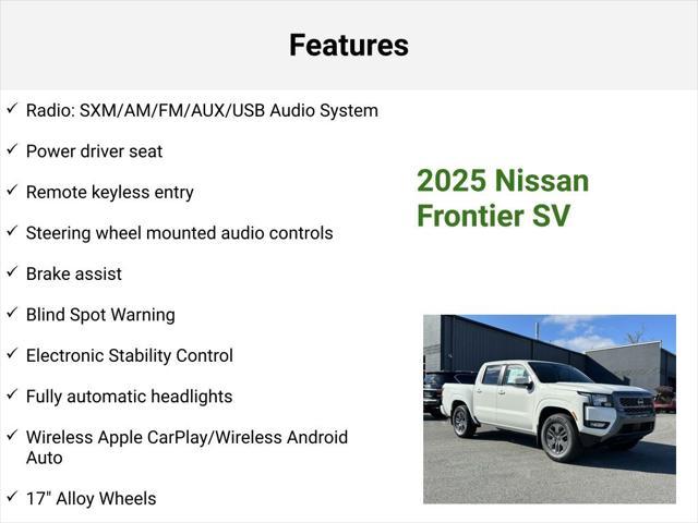 new 2025 Nissan Frontier car, priced at $36,184