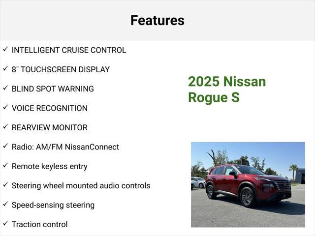 new 2025 Nissan Rogue car, priced at $31,651