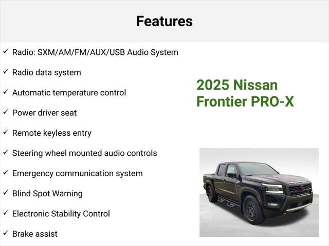 new 2025 Nissan Frontier car, priced at $41,753