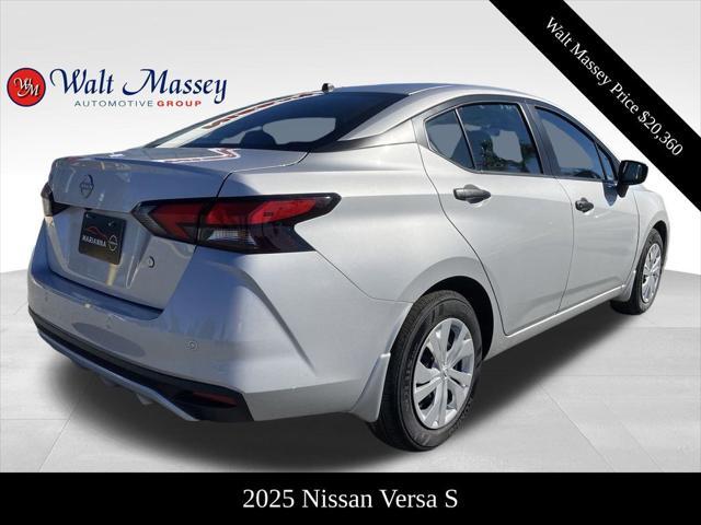 new 2025 Nissan Versa car, priced at $20,360