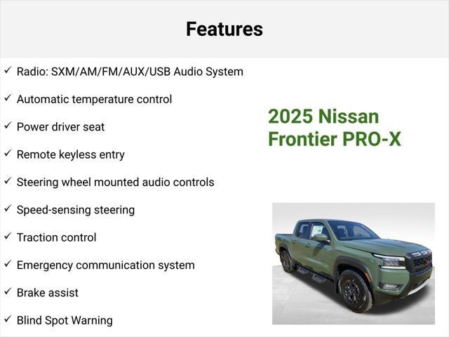 new 2025 Nissan Frontier car, priced at $38,893
